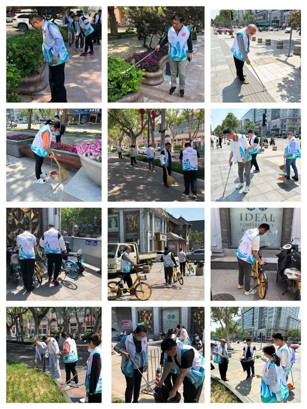 輕工供銷公司組織“黨團攜手樹先鋒，共創(chuàng)文明典范城”雙報到活動