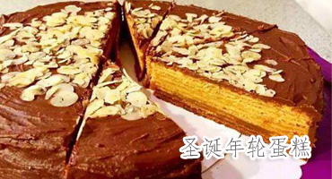 圣誕年輪蛋糕的做法——新東方烹飪學(xué)校