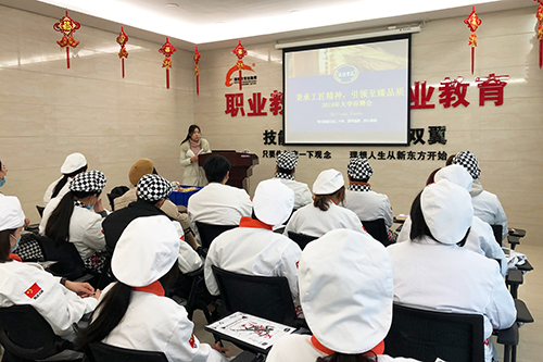 匠造來上海新東方烹飪學(xué)校宣講啦