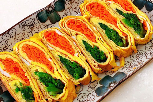 三色玉子燒的做法——新東方烹飪學(xué)校