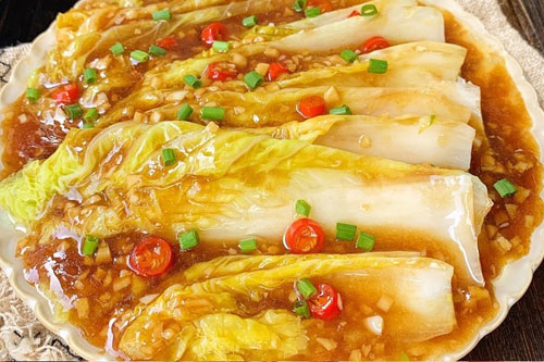 蒜香娃娃菜的做法——新東方烹飪學(xué)校